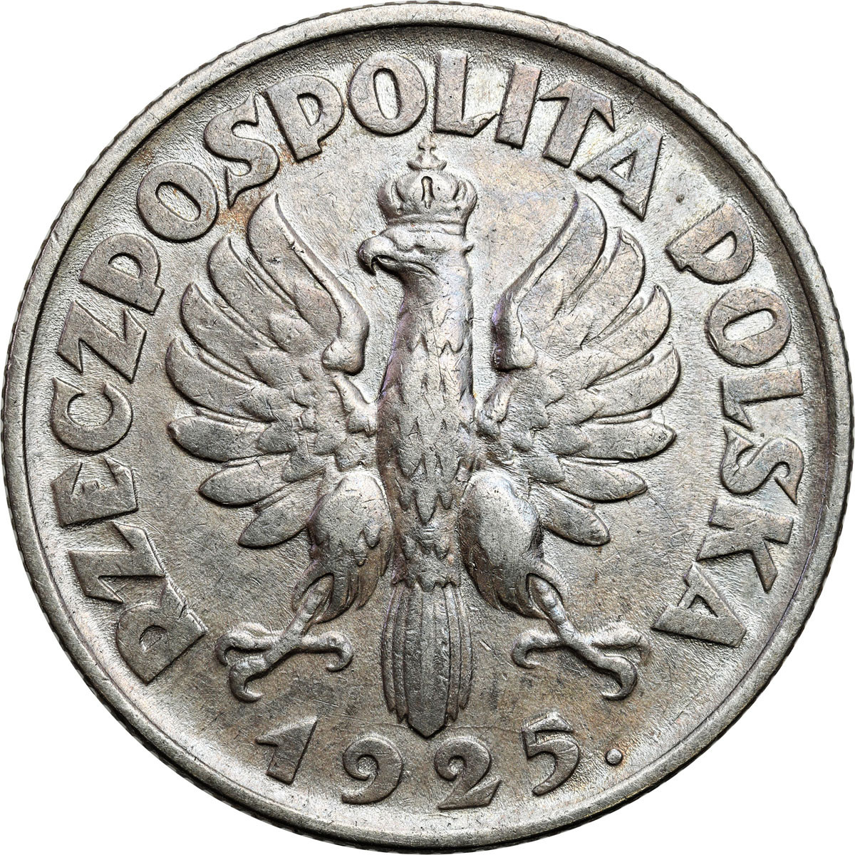 II RP. 1 złoty 1925, Londyn - PIĘKNE